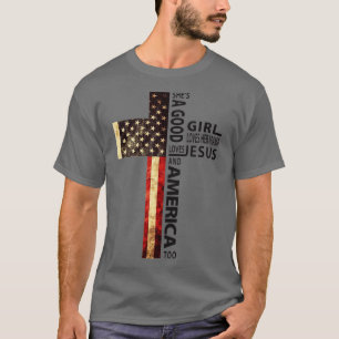Skål för en Bra flicka Kärlek hennes Mamma Jesus o T Shirt