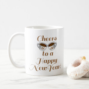 Skål för en Gott nytt år! Kaffemugg