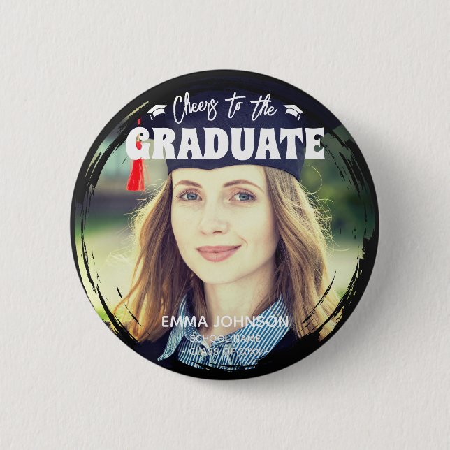 Skål för familjen Student Anpassningsbar Photo Nam Knapp (Framsida)