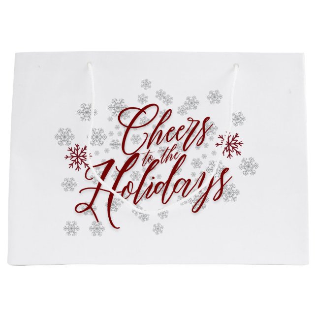 Skål för Helgdagarna - Elegant Helgdag Gift Bag (Framsidan)