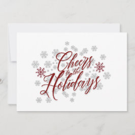 Skål för Helgdagarna - Elegantens julkort