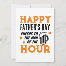 Skål för Hours man! Fars dag Julkort