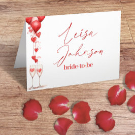 Skål för kärlek Älskling Bröllop & Bröllopsfest Placeringskort