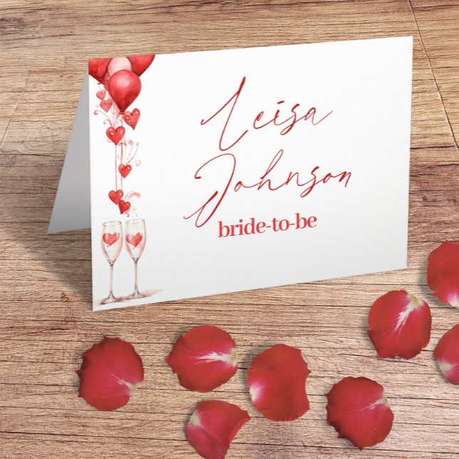 Skål för kärlek Bröllop & Bröllopsfest Placeringskort (Skapare uppladdad)