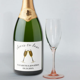 Skål för kärlek champagneglas