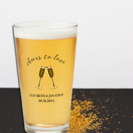 Skål för kärlek Champagneglas Glaskopp