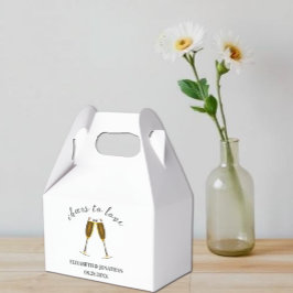 Skål för kärlek champagneglas presentaskar