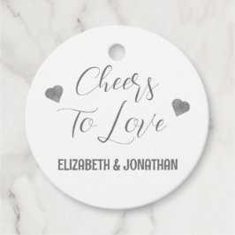Skål för kärlek gåvor etiketter