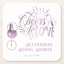 Skål för Kärlek Vinprovning Elegant Bröllopsdusch