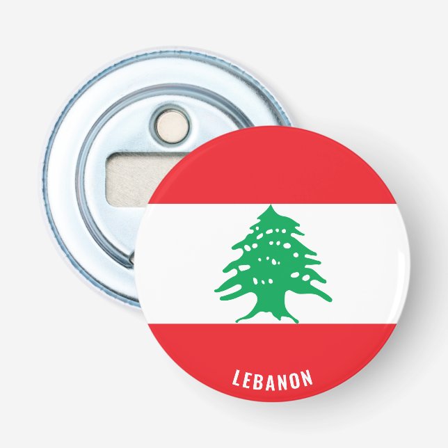 Skål för Libanon! Splendid Patriotic Flasköppnare (Framsidan)
