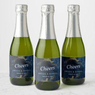 Skål för marinblått, Guld Mini Sparkling Vin