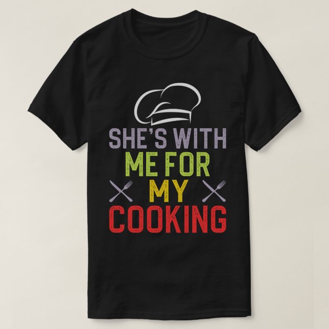 Skål för min matlagning t shirt (Design framsida)