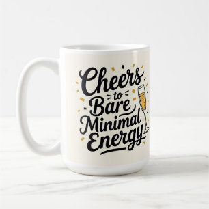 Skål för minimal energi kaffemugg