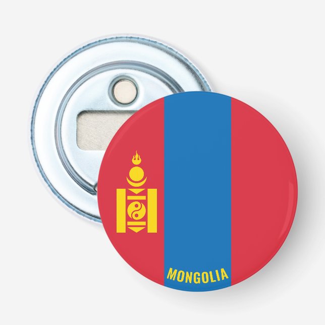 Skål för Mongoliet! Splendid Patriotic Flasköppnare (Framsidan)