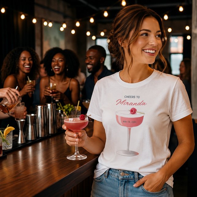 Skål för Namn Henparty T Shirt (Skapare uppladdad)