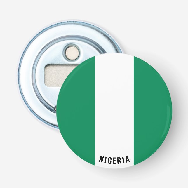 Skål för Nigeria! Splendid Patriotic Flasköppnare (Framsidan)