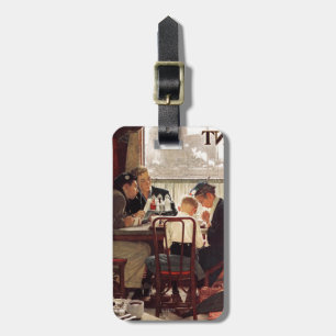 Skål för Norman Rockwell Bagagebricka