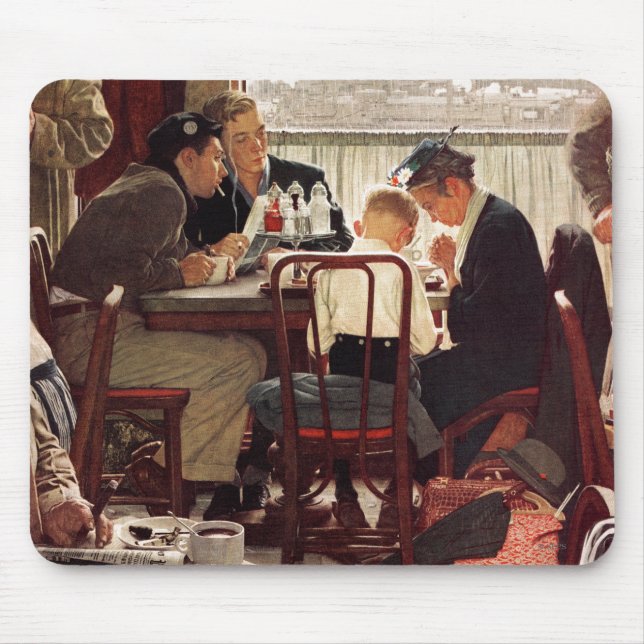 Skål för Norman Rockwell Musmatta (Framsidan)