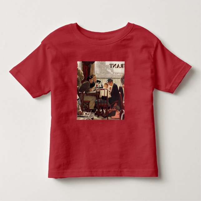 Skål för Norman Rockwell T-shirt (Framsida)