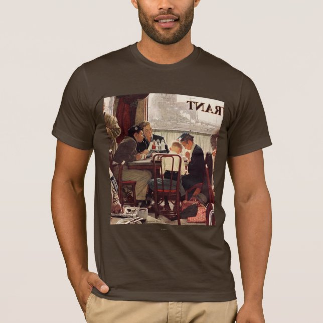 Skål för Norman Rockwell T Shirt (Framsida)