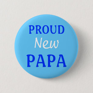 Skål för ny Pappa-stift/knapp Knapp