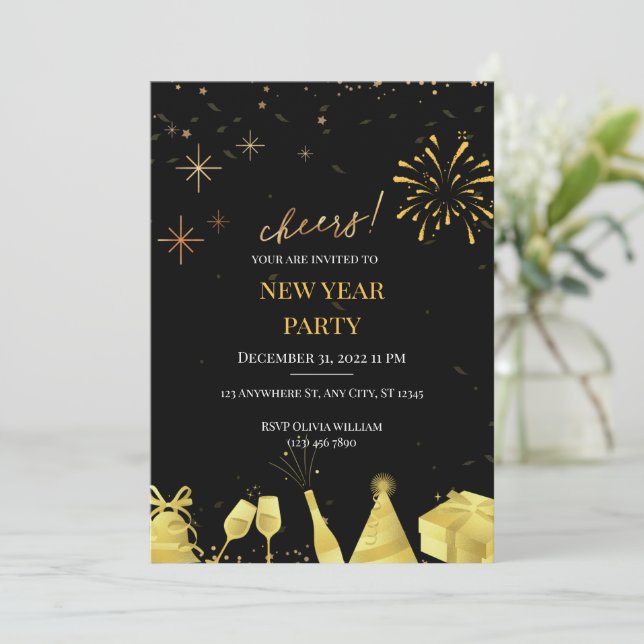 Skål för nyåret: Låt oss fira tillsammans! (Stående Fram)