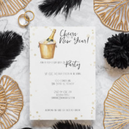 Skål för Nyårsfesten Julkort