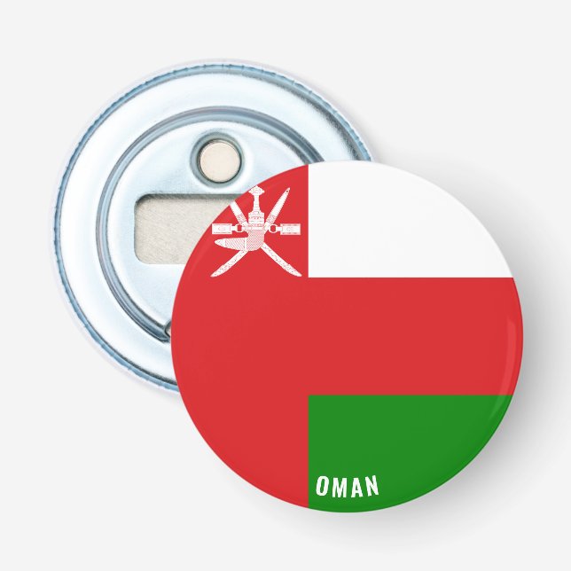 Skål för Oman! Splendid Patriotic Flasköppnare (Framsidan)