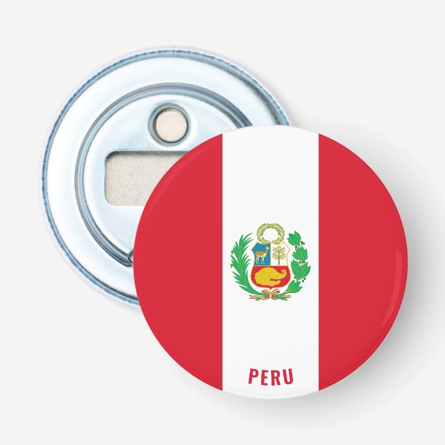 Skål för Peru! Splendid Patriotic Flasköppnare (Framsidan)