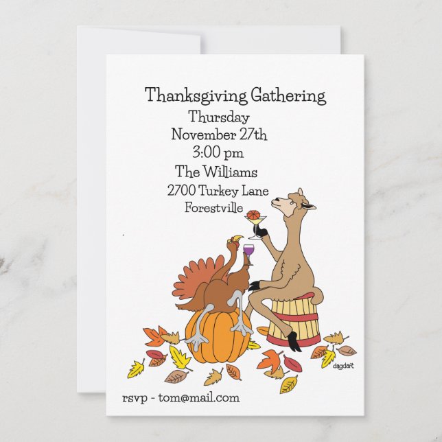 Skål för säsongen inbjudningar (Framsida)