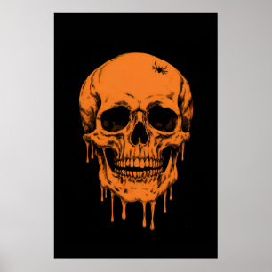 Skal för skal med spider Crawling överst Poster