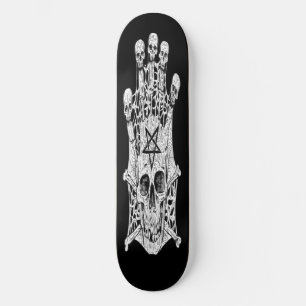 Skal för skateboard Black and White Bläck Teckning