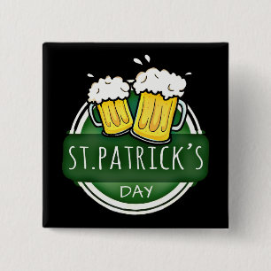 Skål för St patrick's day Beer Mugg Knapp