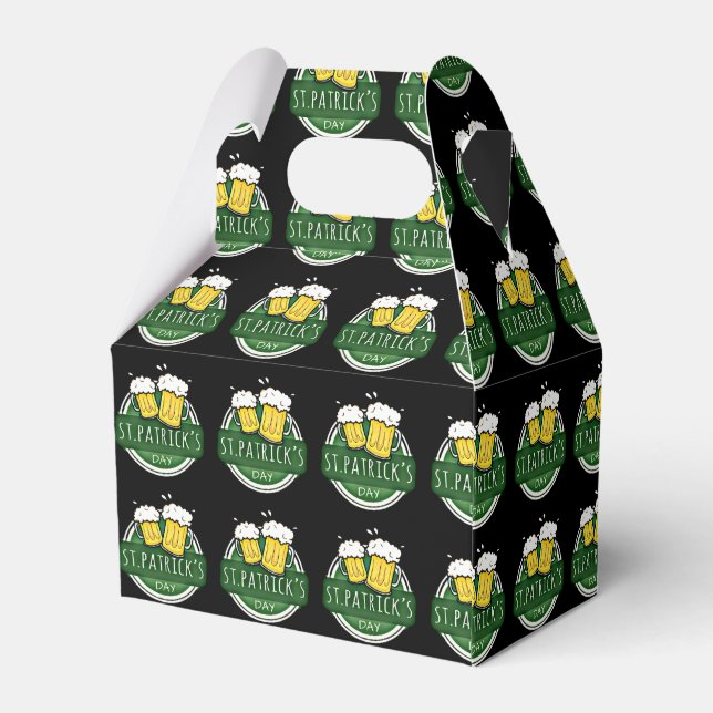 Skål för St patrick's day Beer Mugg Presentaskar (Baksidan Sidan)