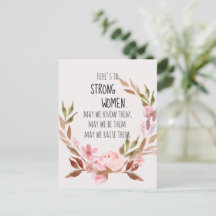 Skål för Stark Kvinnor Rosa Peony