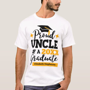 Skål för student, svart guld, namn t shirt