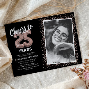 Skål för The Years 25-årsjubileumsfoto Inbjudningar