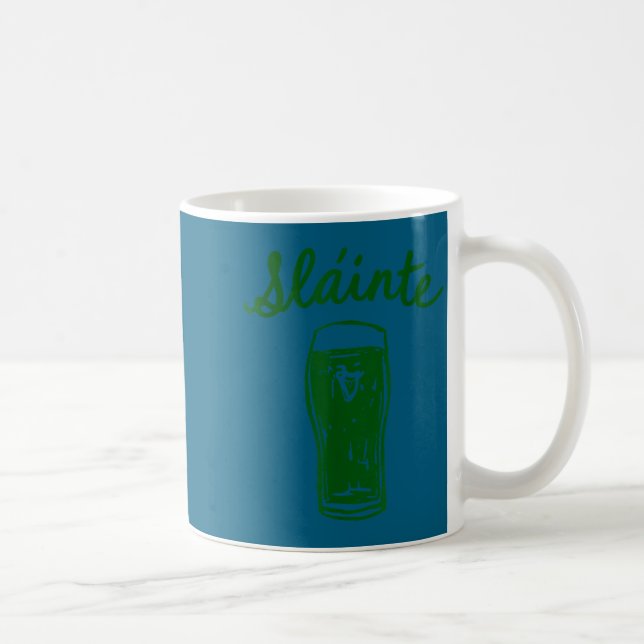 Skål gaelisk brödscript irländsk pub skål  kaffemugg (Höger)