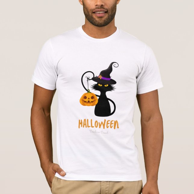 Skal halloween-skjorta t shirt (Framsida)