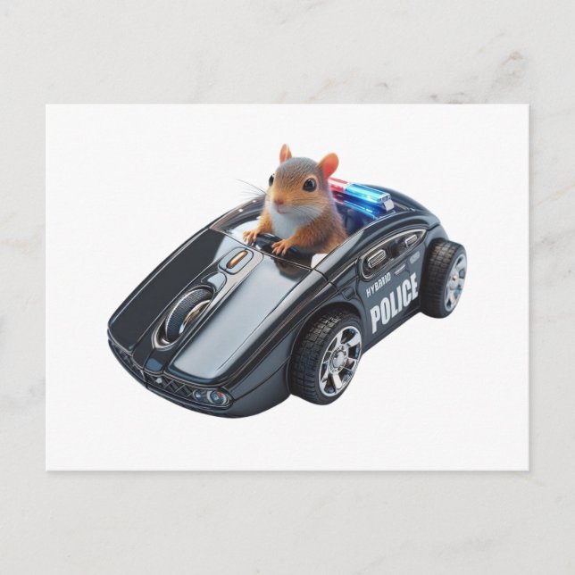 Skål i aktion: Stanna annars klickar jag på dig! Vykort (Framsida)