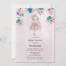 Skäl i Lavender Bunny Rabbit Ballerina Ballet