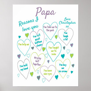 Skäl I Pappa-gift från Kärlek Poster