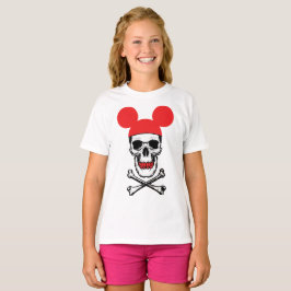 Skal i Tecknad Mouse-Ear Hat med X-Bone T Shirt