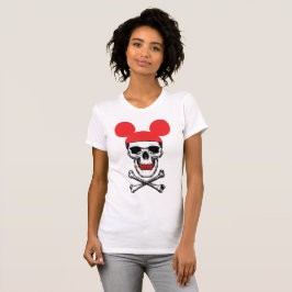 Skal i Tecknad Mouse-Ear Hat med X-Bone T Shirt