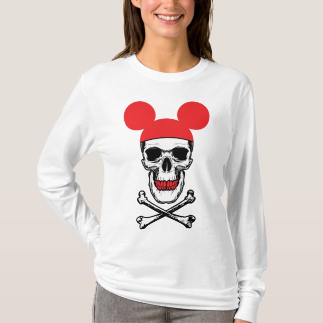 Skal i Tecknad Mouse-Ear Hat med X-Bone T Shirt (Framsida)