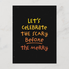 Skål innan den söta roligten Halloween fest Vykort