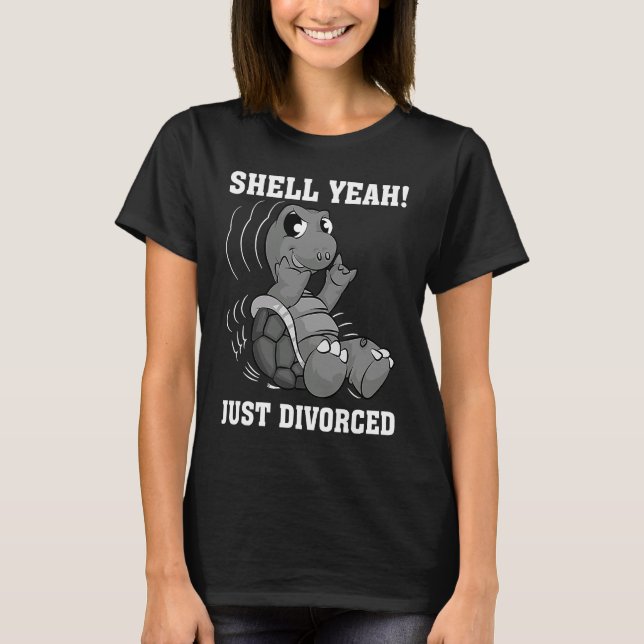 Skal Ja Just Skildes Cool Separation Meme Gag T Shirt (Framsida)