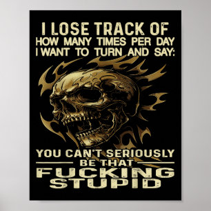 Skål, jag tappar spår efter hur många gånger per d poster
