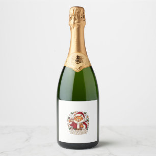 Skål Jul Orange Katt Santa Hatt Dricker Ginge