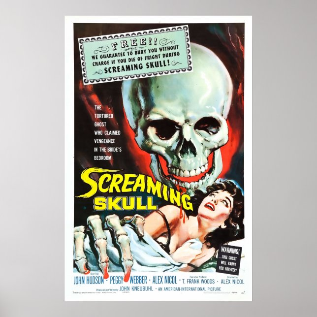 Skal - klassisk skräckfilm poster (Framsidan)